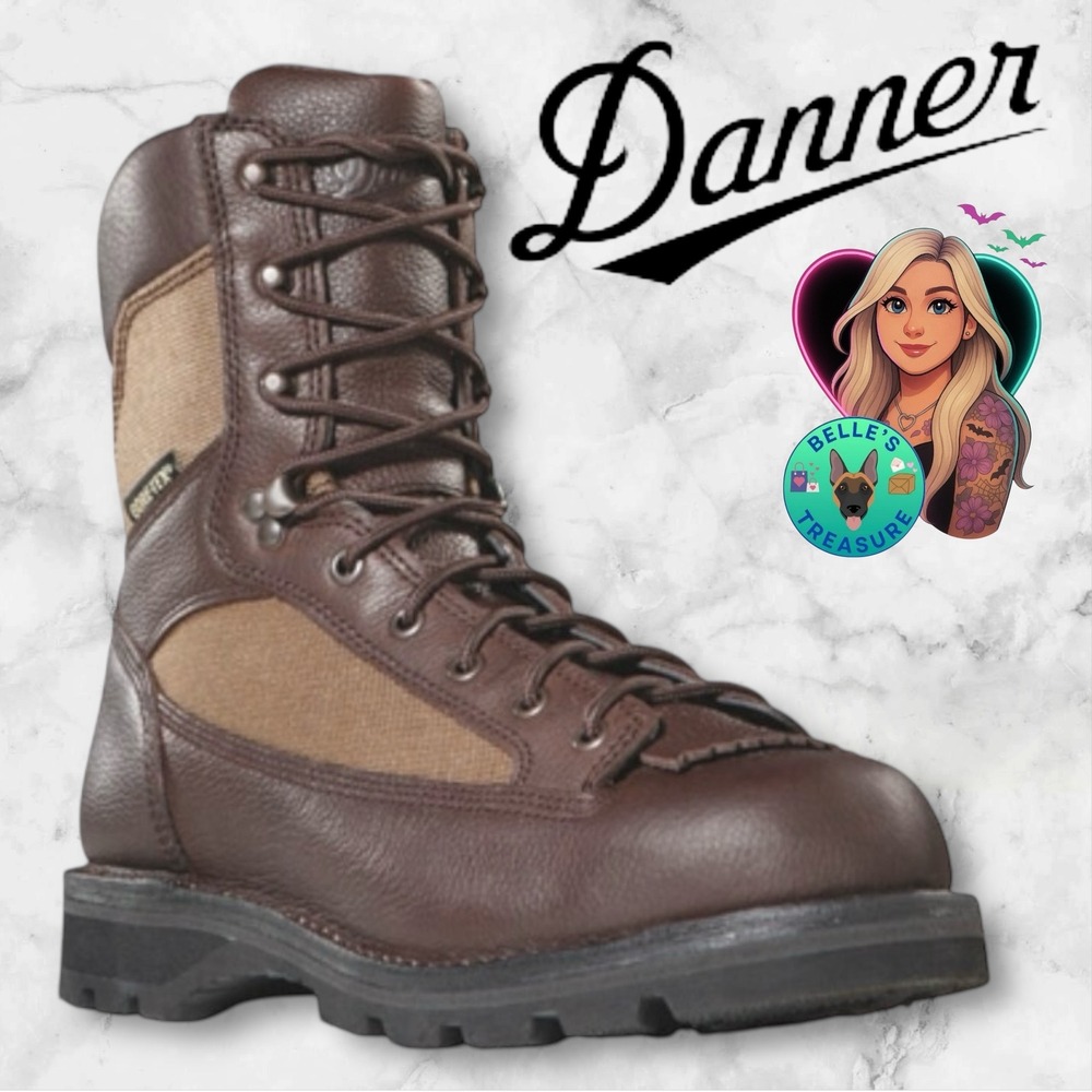 Danner Elk Ridge GTX 8" Waterproof Work Boots Men's‎ 7 Hiking Leather Gore Tex